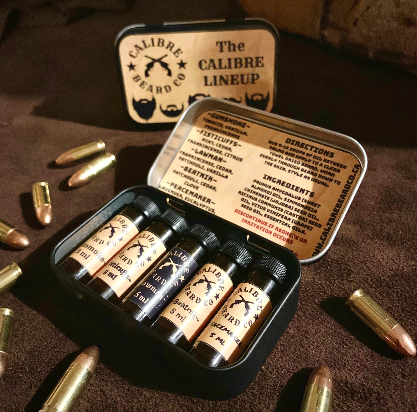 The Calibre Lineup - Beard Oil Sample Pack