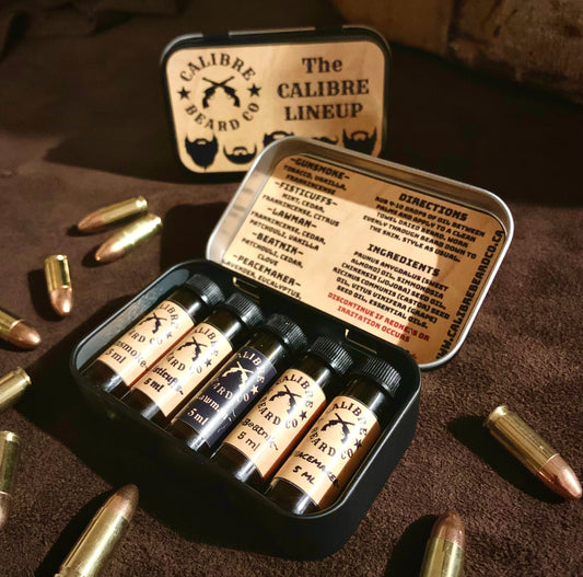 The Calibre Lineup - Beard Oil Sample Pack