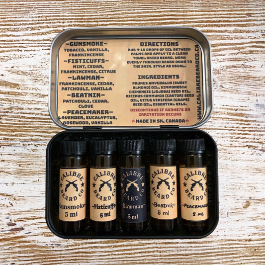 The Calibre Lineup - Beard Oil Sample Pack